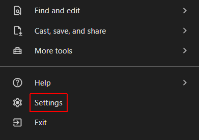 To delete cookies in Chrome, click More and then Settings.